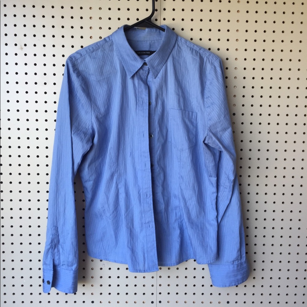 Blue button up shirt